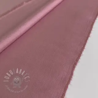 Tkanina wiskozowa z lnem BUBBLY old pink