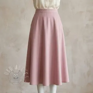 Tkanina wiskozowa z lnem BUBBLY lilac