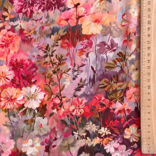 Wiskoza RAYON POPLIN Blossoms design A