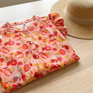 Wiskoza RAYON POPLIN Fruity design B