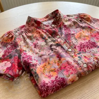 Wiskoza RAYON POPLIN Blossoms design A