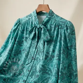 Wiskoza RAYON POPLIN Paisley design C