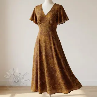 Wiskoza RAYON POPLIN Flow design C