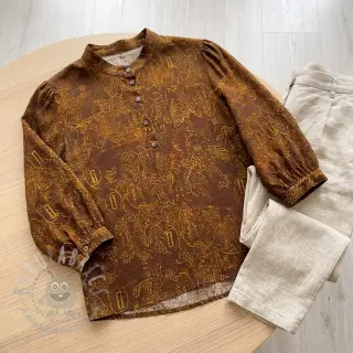 Wiskoza RAYON POPLIN Flow design C