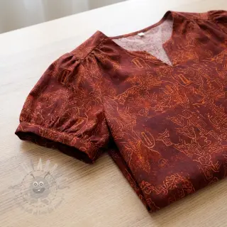 Wiskoza RAYON POPLIN Flow design B