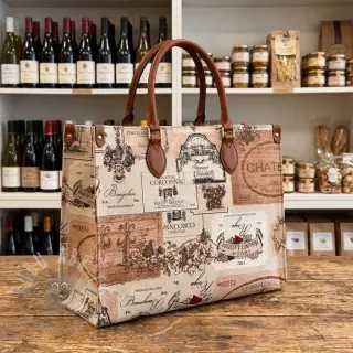 Tkanina dekoracyjna Linenlook Wine label box