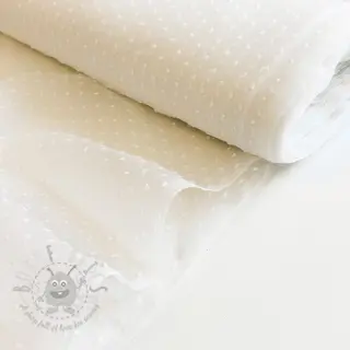 Tiul DOTS off white