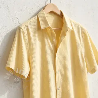 Bawełniana tkanina BUBBLE yellow