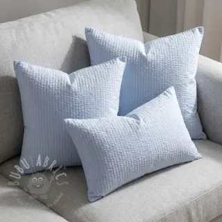 Bawełniana tkanina BUBBLE dusty blue
