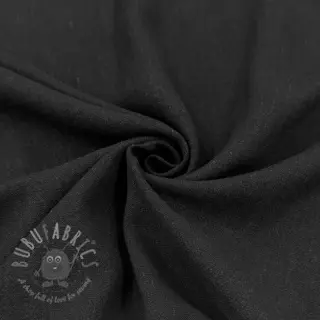 Tkanina wiskozowa z lnem WASHED black