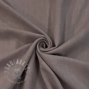 Tkanina wiskozowa z lnem WASHED taupe