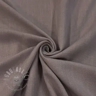 Tkanina wiskozowa z lnem WASHED taupe