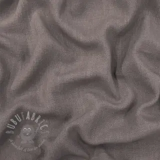 Tkanina wiskozowa z lnem WASHED taupe