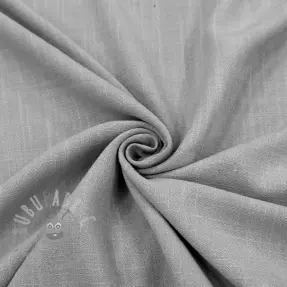 Tkanina wiskozowa z lnem WASHED grey