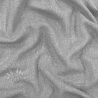Tkanina wiskozowa z lnem WASHED grey