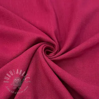 Tkanina wiskozowa z lnem WASHED berry