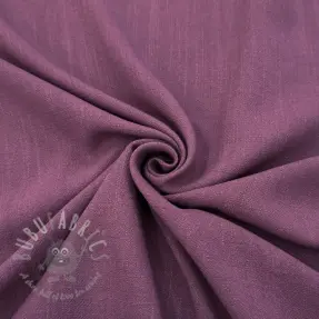 Tkanina wiskozowa z lnem WASHED mauve