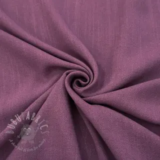 Tkanina wiskozowa z lnem WASHED mauve