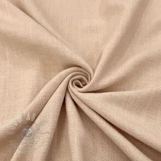 Tkanina wiskozowa z lnem WASHED beige