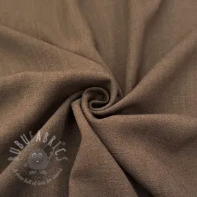 Tkanina wiskozowa z lnem WASHED light brown