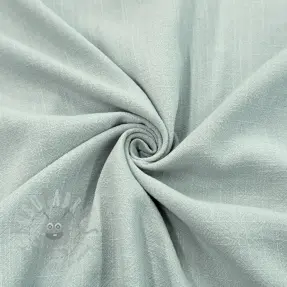 Tkanina wiskozowa z lnem WASHED mint