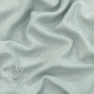 Tkanina wiskozowa z lnem WASHED mint