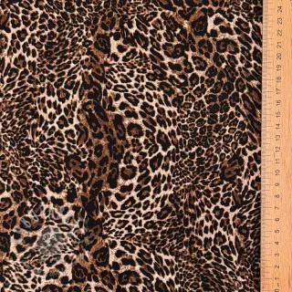 Wiskoza RADIANCE Skinny brown digital print