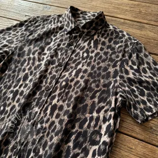 Wiskoza RADIANCE Wild skin grey digital print