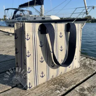 Tkanina dekoracyjna Linenlook Stripe Maritime