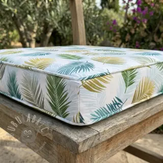 Tkanina dekoracyjna OUTDOOR Hendaye blanc