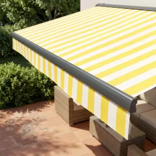 Tkanina dekoracyjna OUTDOOR PREMIUM Stripe yellow