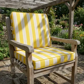 Tkanina dekoracyjna OUTDOOR PREMIUM Stripe yellow