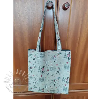 Tkanina dekoracyjna Linenlook Cute Paris multico