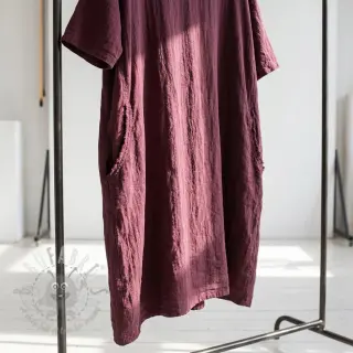 Len STONEWASHED PREMIUM bordeaux