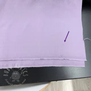 Tkanina wiskozowa z lnem BUBBLY lavender 2nd class