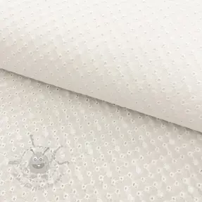 Bawełniana tkanina EMBROIDERY Daniela white