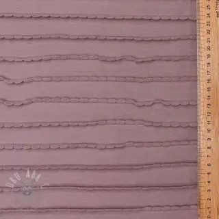Jersey RUFFLES mauve