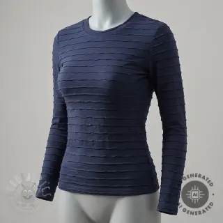 Jersey RUFFLES navy