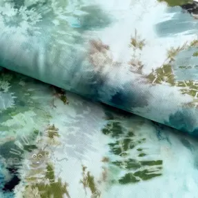 Wiskoza TWILL Messy TIE DYE design A