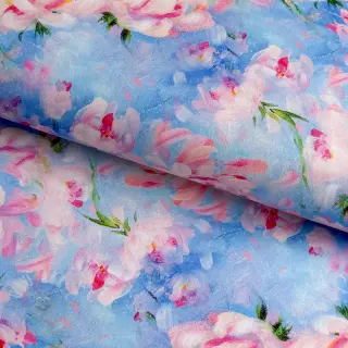 Bawełniana tkanina SATIN STRETCH Peony roses