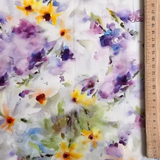 Bawełniana tkanina SATIN STRETCH Corn flowers