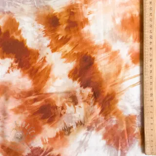 Wiskoza TWILL Messy TIE DYE design B