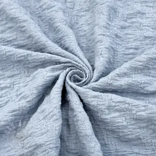Bawełniana tkanina SMOGGED EMBROIDERY baby blue