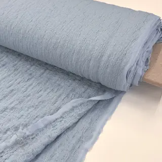 Bawełniana tkanina SMOGGED EMBROIDERY baby blue