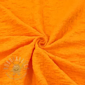 Bawełniana tkanina SMOGGED EMBROIDERY orange