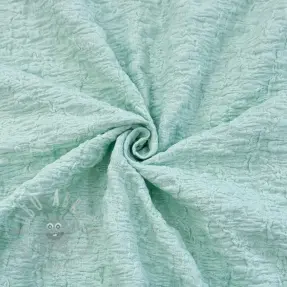 Bawełniana tkanina SMOGGED EMBROIDERY mint