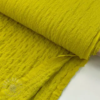 Bawełniana tkanina SMOGGED EMBROIDERY lime