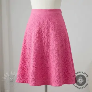 Bawełniana tkanina SMOGGED EMBROIDERY fuchsia