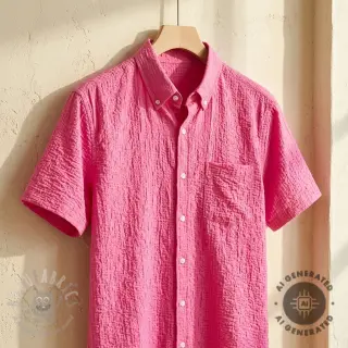 Bawełniana tkanina SMOGGED EMBROIDERY fuchsia