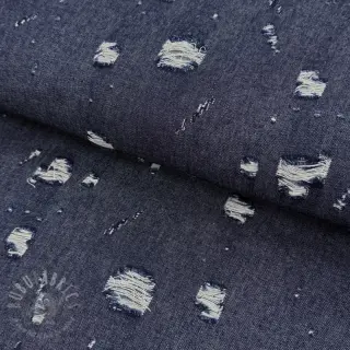 JEANS DENIM 6 OZ Big Holes dark blue